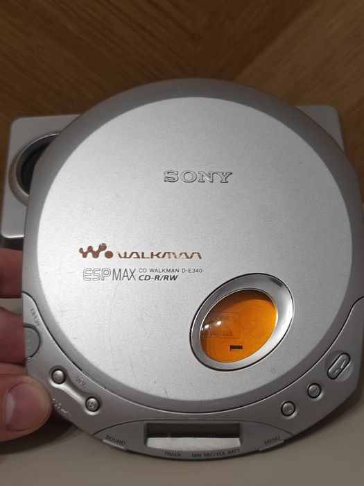 Discman Sony Walkman D-E340 + Głośniki Creative Travel Sound