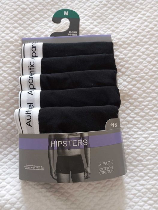 Lote de 5 cuecas de homem - Hipsters