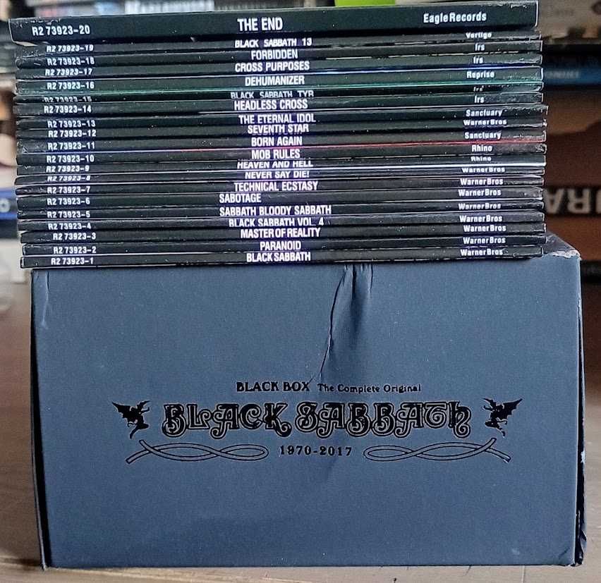 Black Sabbath 1970-2017 CDボックスセット BLACK SABBATH (1970-2017) 22CD+1BD-CD - 13339042759
