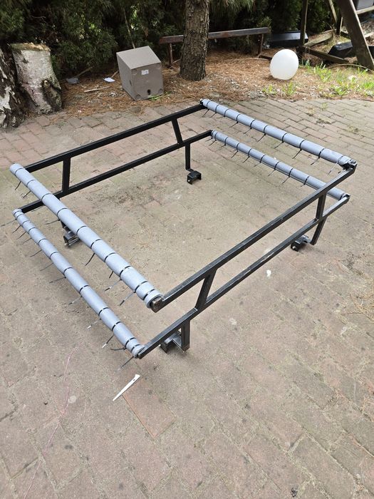 Bagażnik dachowy na relingi 3 poziomowy na deski windsurfing wing foil