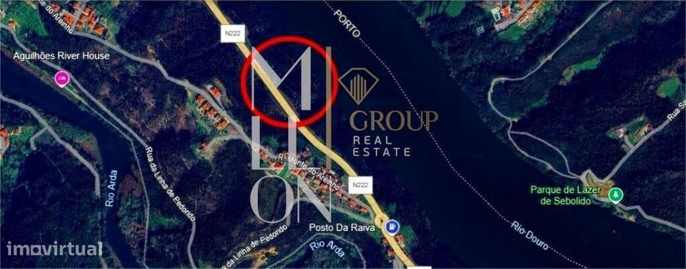 OPORTUNIDADE – Terreno Rústico com Vista para o Rio Douro | 8.038 m — Raiva, Pedorido E Paraíso, Aveiro
