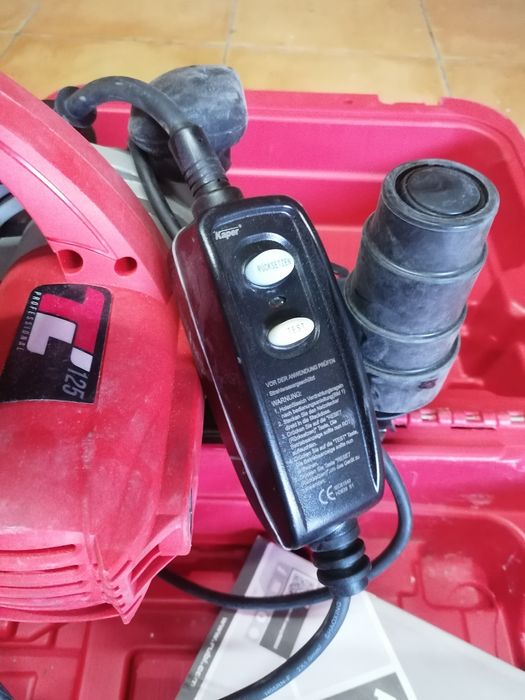 Kit Serra Circular TC-125 + kit guias e acessórios RUBI