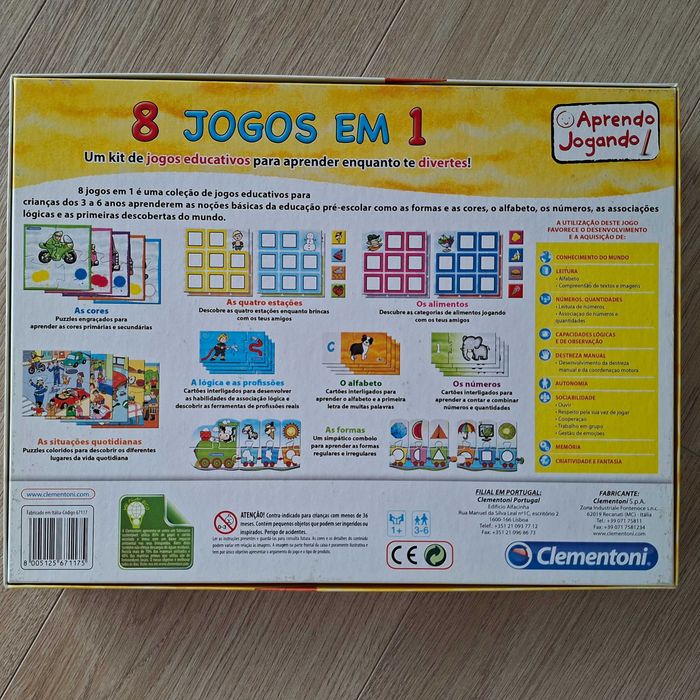 8 Jogos em 1 - 3/6 anos