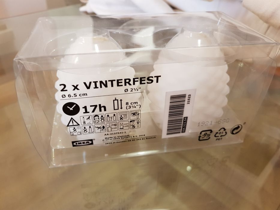 Velas em forma de pinha NOVAS