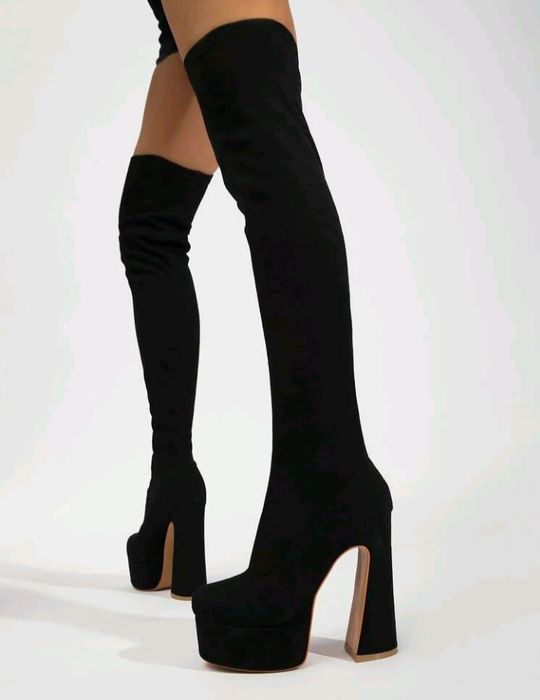 Buty, kozaki damskie wsuwane