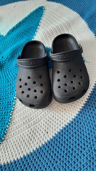 Crocs laczki gumowe r.32, klapki, plaża