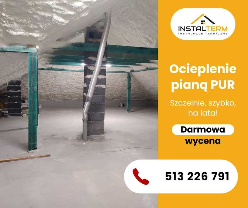 Ocieplanie pianą pur