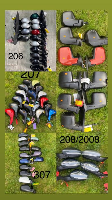 Зеркало  пежо 206.207.307 партнер.208.2008