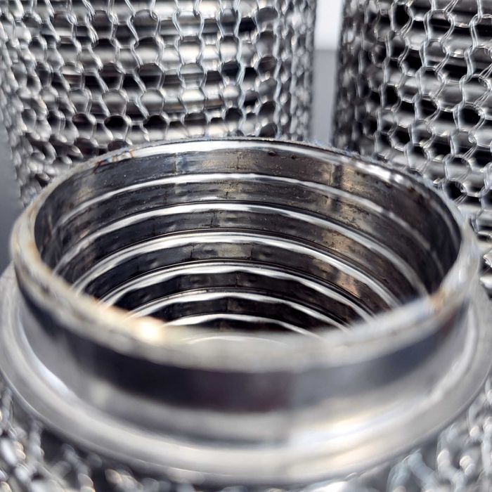 Гофра глушника, багато розмірів