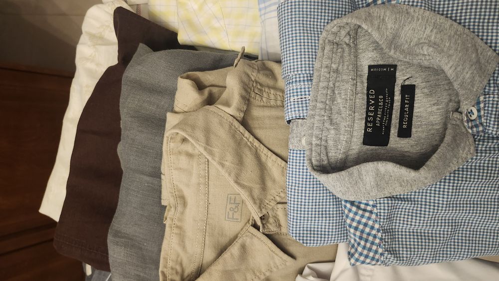 Zestaw 16 koszul z krótkim rękawem M