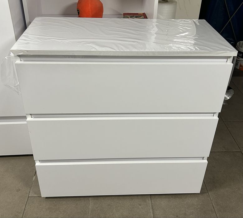 Biala komoda 80x40x80cm