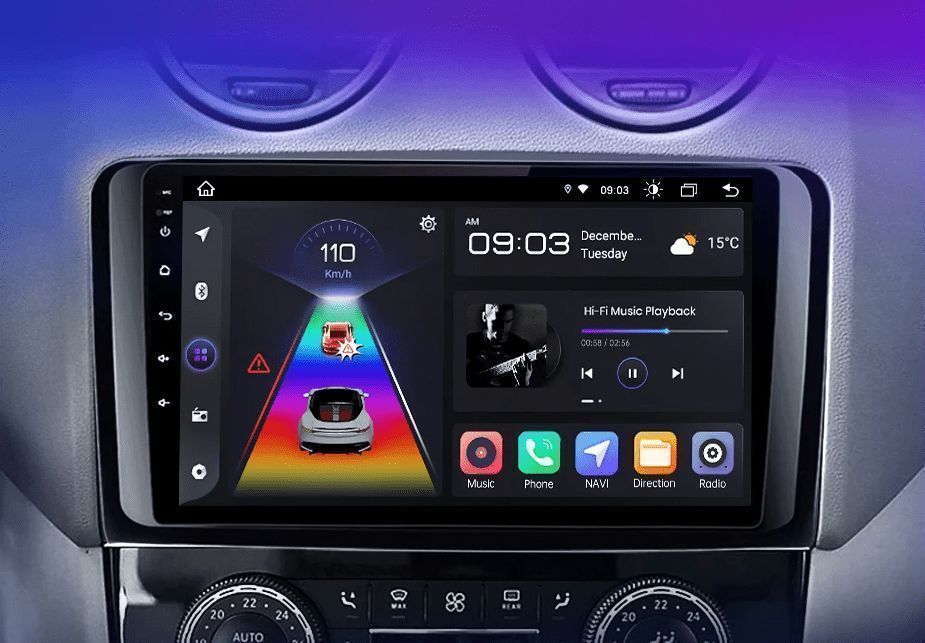 Mercedes ML W164 GL X164 – Radio Android 9” CarPlay