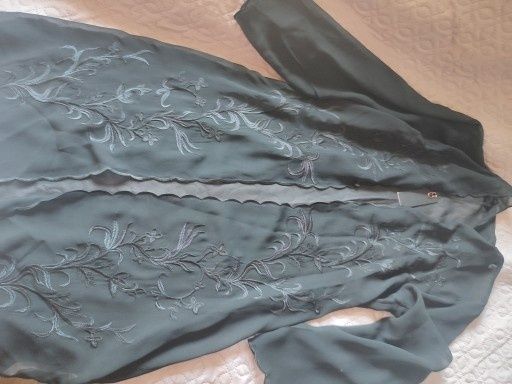 Komplet jedwabny kimono + sukienka