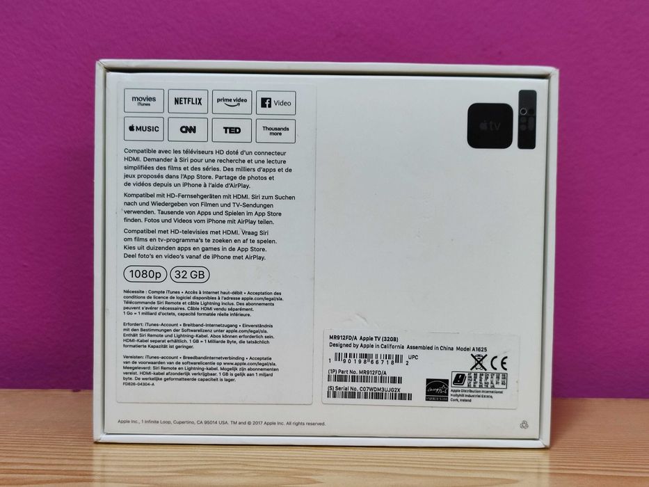 Apple A1625 32GB - Smart TV Box iptv