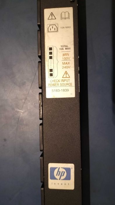 Listwa zasilająca / szyna zasilająca RACK / PDU HP 10A