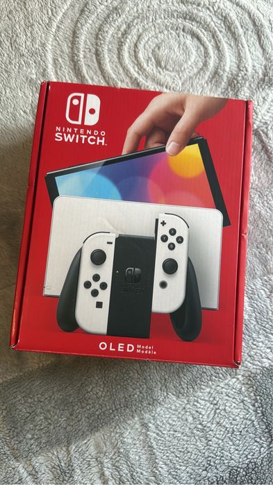 Nintendo Switch OLED Branca + Switch Sports + Extras + Caixa Original