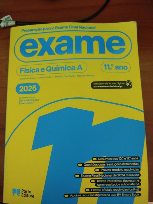 Preparação do exame de Física e Química A , 11 ano letiv
