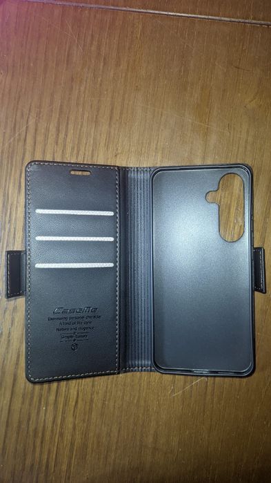 Capa Flip em Couro Da Case Me para Samsung S25 5G