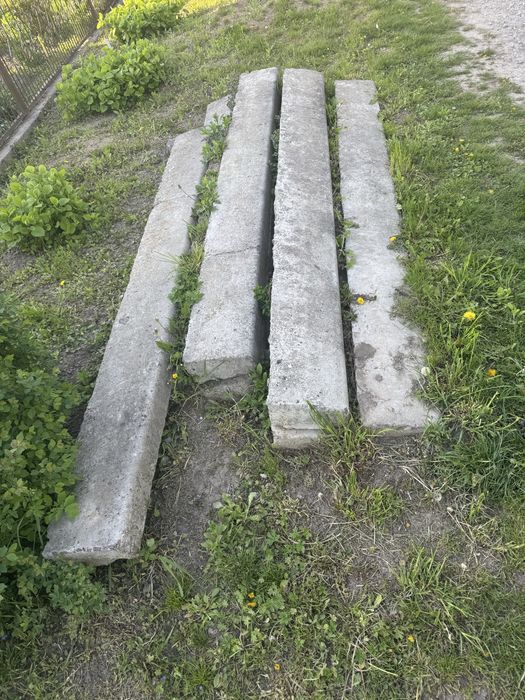 Бетонні бардюри трьохметрові