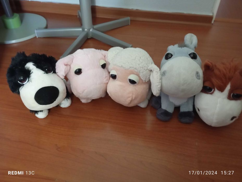 Peluches a 3 euros e 1.5