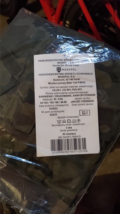 Mundur polowy wzór 124 P/MON M/XXS
