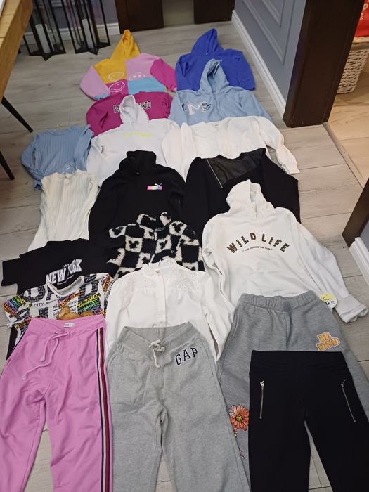 Paka ubrań dla dziewczynki r.152-158 -Modne ubrania
