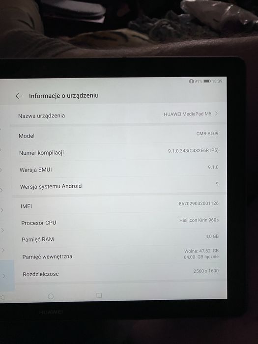 Tablet Huawei MediaPad M5