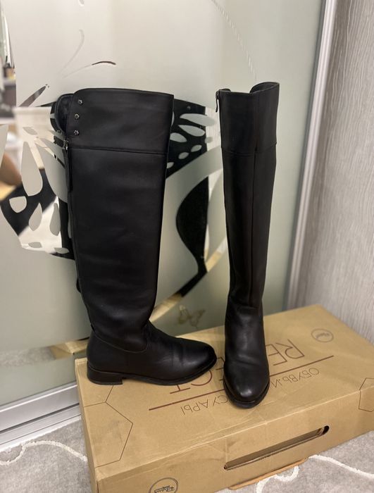 Високі шкіряні сапоги Respect