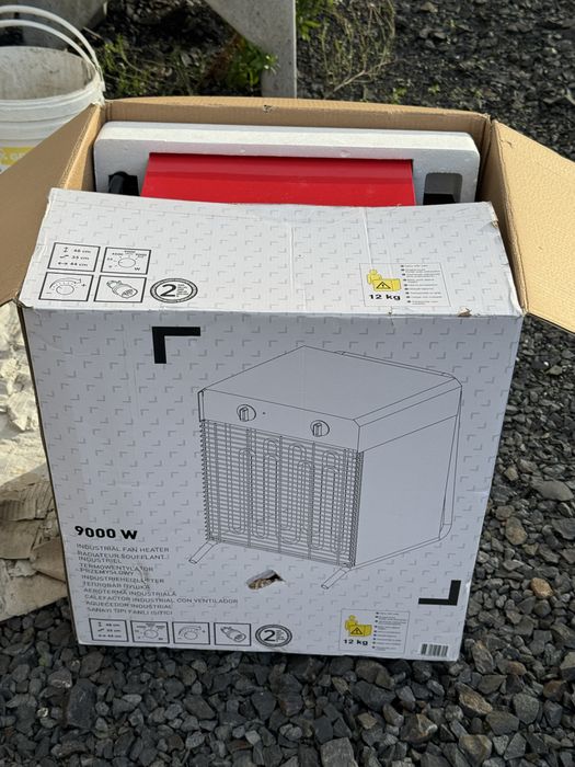 Termowentylator przemysłowy nagrzewnica Elektryczna 9kW używana