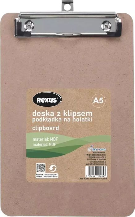 Deska Z Klipem A5. Nowy Produkt