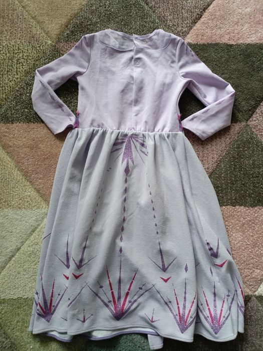 Sukienka ELSA/ Frozen, przebranie Elsy rozm110/116