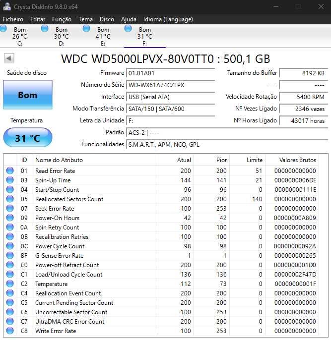 Caixa Externa HDD 2.5" c/ Cabo USB 2.0