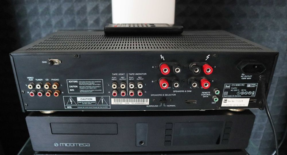 Усилитель ТОП  DUAL CV 6065 RC пульт система Surround-Matrix