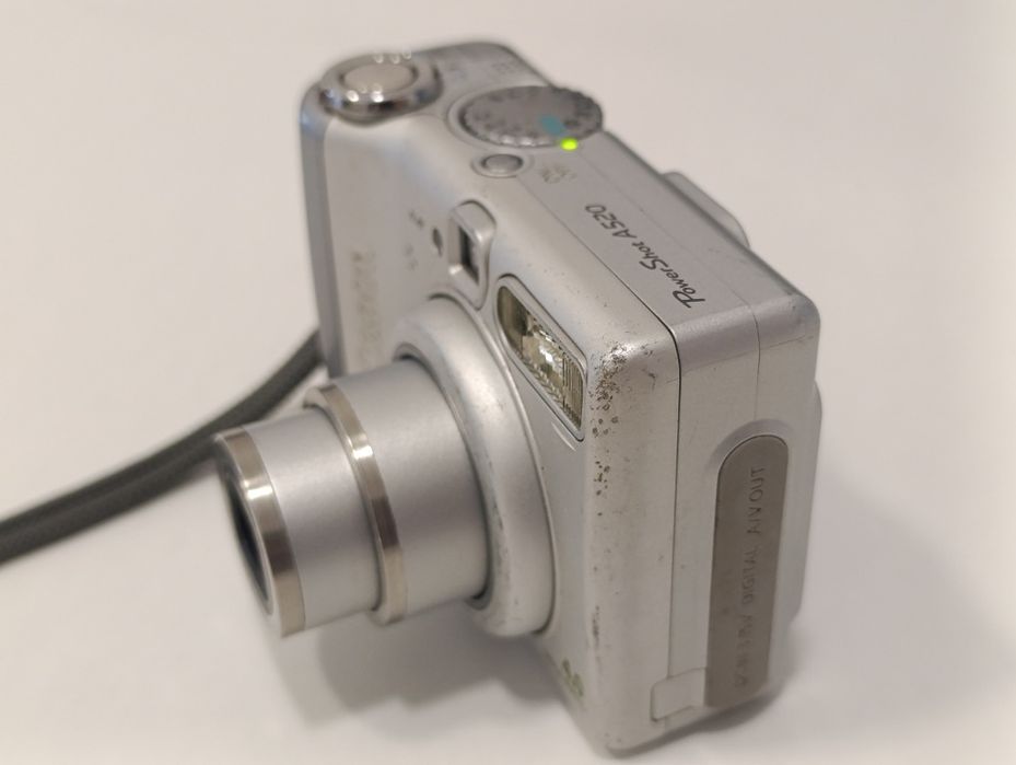 Aparat cyfrowy CANON A520 PowerShot vintage WIZJER MANUAL y2k 4mpx CCD