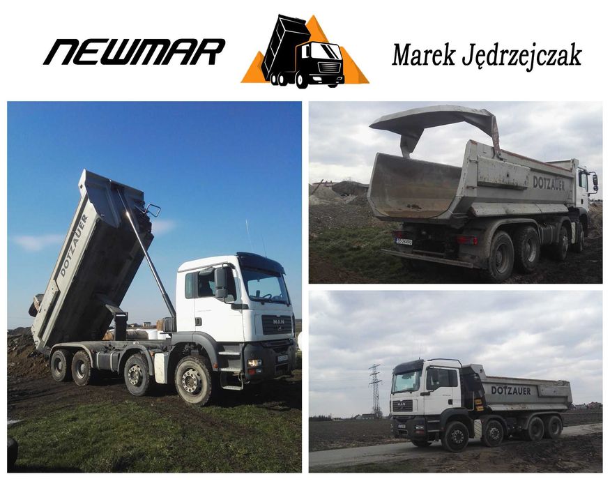 Wywóz gruzu, ziemi, wyburzenia, transport, kruszywo, piasek, koparka.