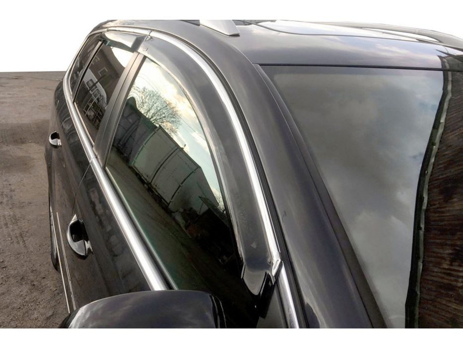 Volkswagen Passat B7 2012-2015 рр. Вітровики з хромованим молдингом молдингом SW (4 шт, EU, HIC)