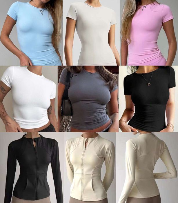 XS, S, M, L жіноча універсальна футболочка в стилі Скімс/Скимс