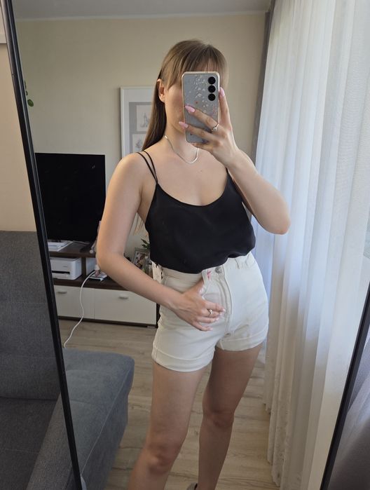 Jedwabny top Zara 100% jedwab silk classic summer chic elegant
