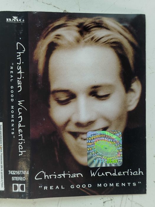 Christian Wunderlich ‎Real Good Moments kaseta Electronic Pop Ballad