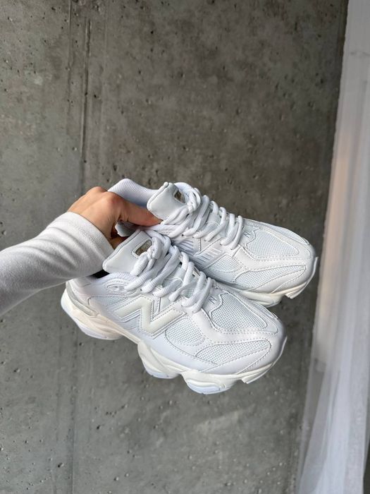 New Balance 9060 White / Жіночі кросівки / Кросівки New Balance / чоловічі кросівки 41-45