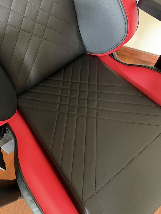 Cadeira de escritorio gaming Alpha Gamer Preta/Vermelha