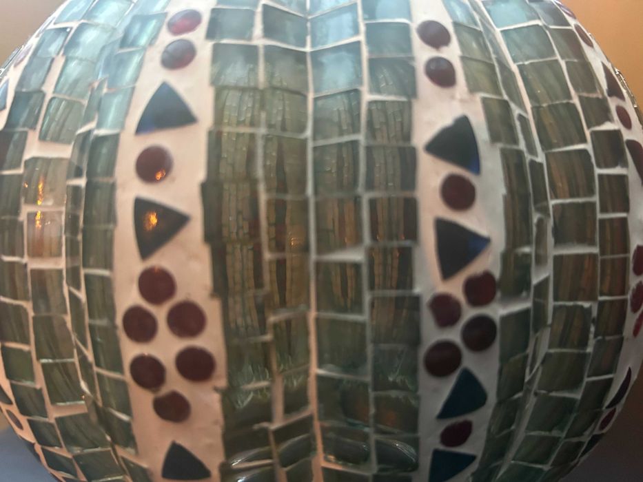 Cúpula / Lanterna Decorativa em Mosaico – Estilo Turco