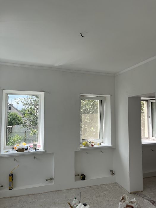 Шпаклевка стен под обои от 125, поклейка обои и покраска стен от 80 гр