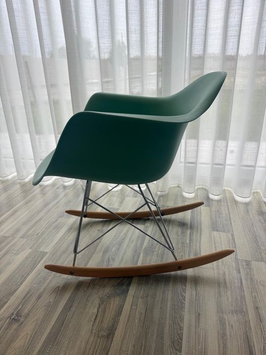 Caseira de baloiço verde água