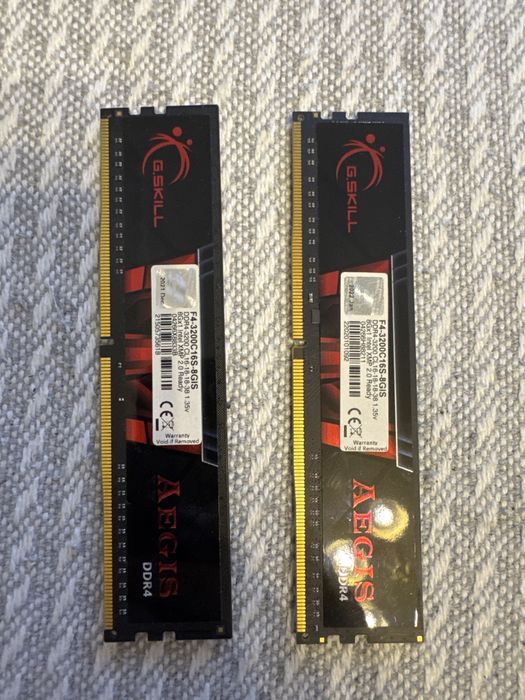 G.Skill DDR4 16GB (2x8GB) 3200Mhz Aegis
