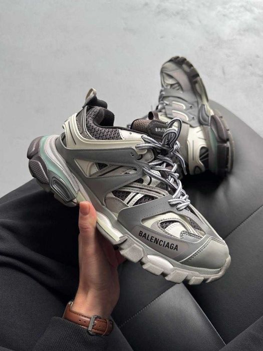 Чоловічі кросівки Balenciaga Track "Grey/Beige" Розміри 40-45