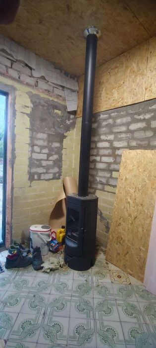 Монтаж дымоходной системы. Установка буржуйки. Монтаж дымохода. Камины