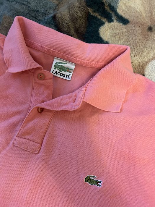 Рожеве поло Lacoste