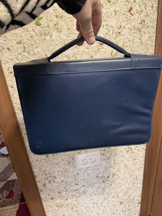 Сумка папка темно синя