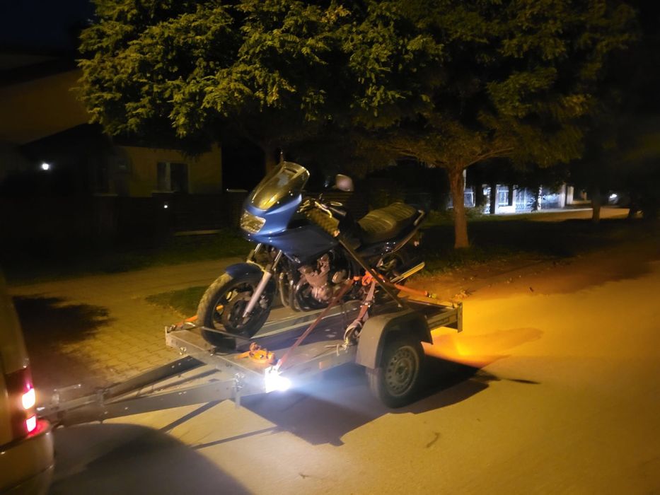 Wynajem Przyczepa do przewozu motoru motocykla lub quada Zgierz
